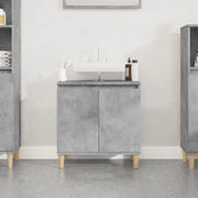Badkamerkaptafel met bewerkt hout en houten poten voor een opgeruimde badkamer - Badkamerkaptafels