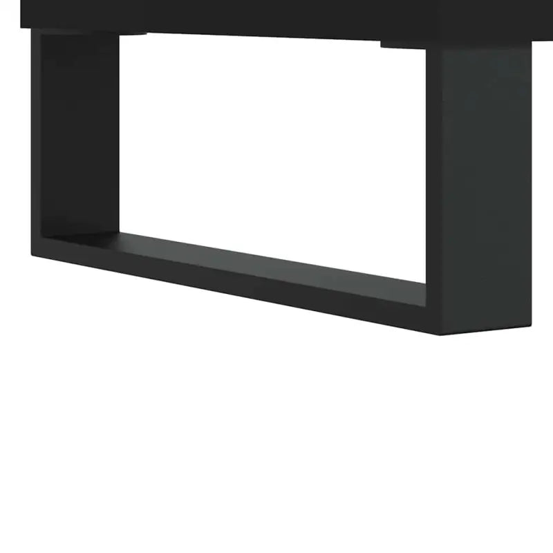 Badkamerkaptafel met ijzeren poten van bewerkt hout voor opbergruimte - Badkamerkaptafels