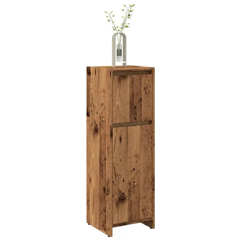 Badkamermeubelset met bewerkt hout voor elegante opbergruimte - Oud hout - Badkamermeubelsets