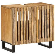 Badkamermeubelset met massief mangohout voor een elegante retro stijl - Badkamermeubelsets