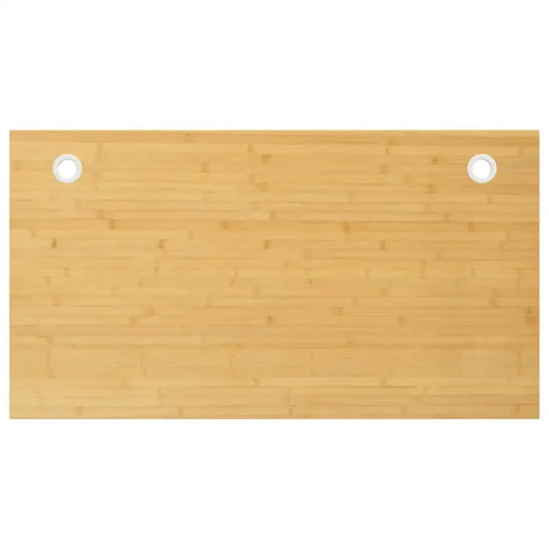 Bamboe bureaublad met gebogen rand en gelakte afwerking - 100 x 60 x 2.5 cm / Recht - Onderdelen en accessoires