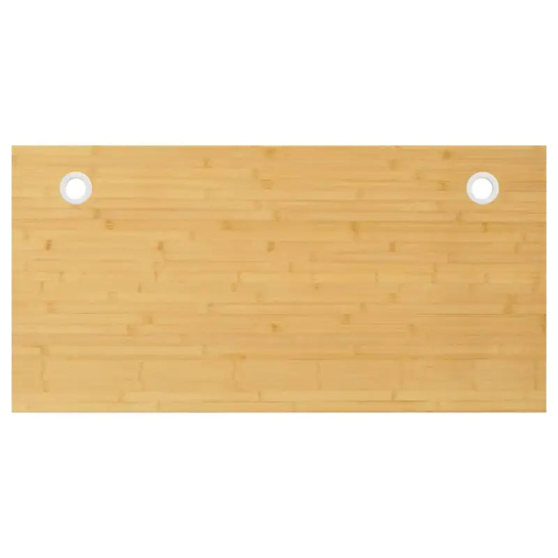 Bamboe bureaublad met gebogen rand en gelakte afwerking - 110 x 55 x 2.5 cm / Recht - Onderdelen en accessoires