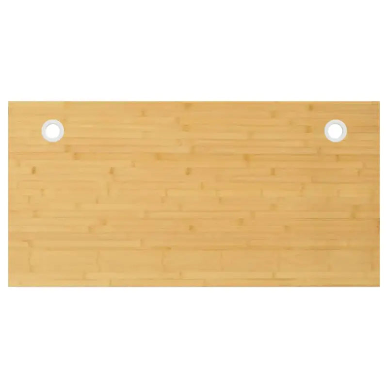 Bamboe bureaublad met gebogen rand en gelakte afwerking - 80 x 40 x 4 cm / Recht - Onderdelen en accessoires