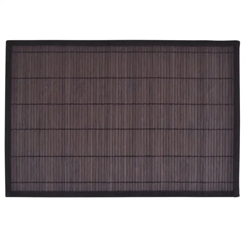 Bamboe placemats handgemaakt met levering bevat voor een natuurlijke tafelstijl - Placemats