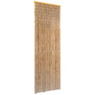 Bamboe raamhanger voor insectenbescherming buiten - Bruin / 56 x 185 cm - Raamhorren