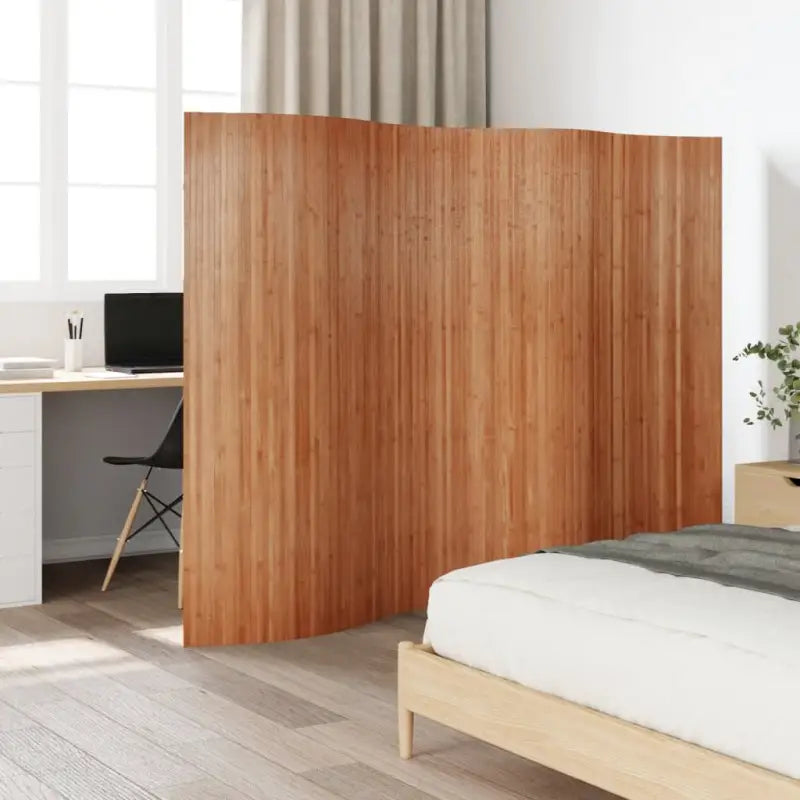 Bamboe scheidingswand voor privacy en natuurlijke stijl - Bruin / 250 x 165 cm - Kamerschermen