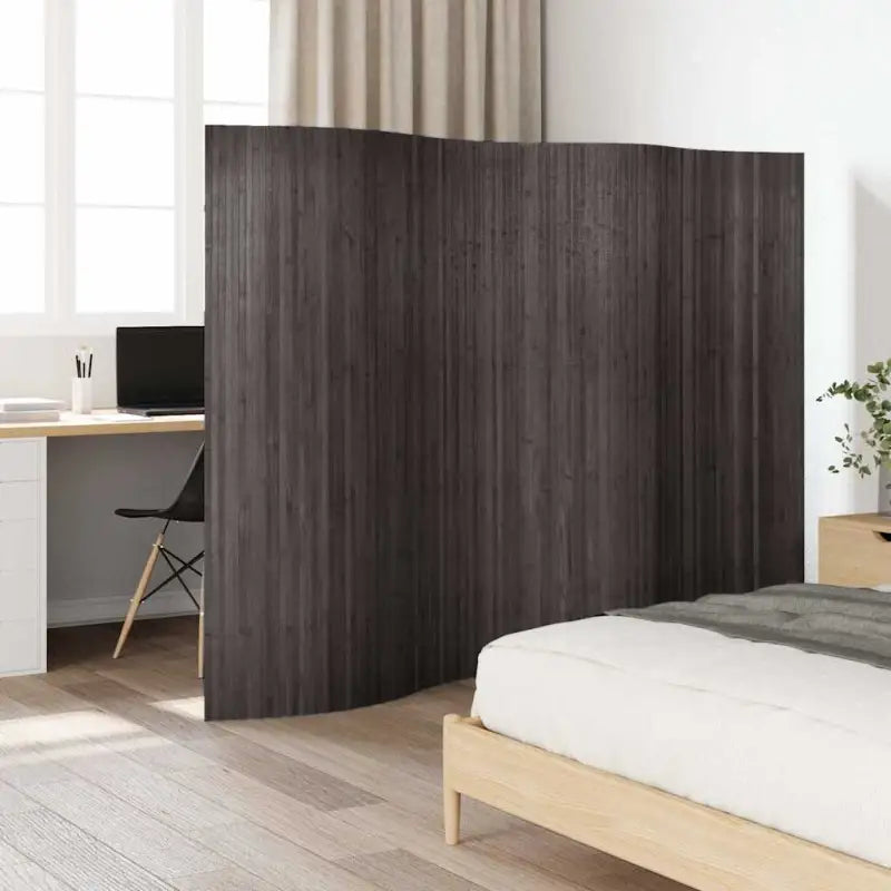 Bamboe scheidingswand voor privacy en natuurlijke stijl - Grijs / 250 x 165 cm - Kamerschermen