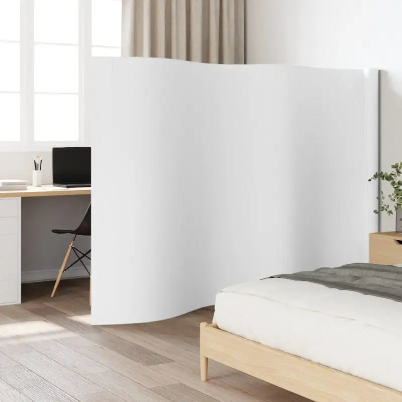 Bamboe scheidingswand voor privacy en natuurlijke stijl - Wit / 600 x 165 cm - Kamerschermen