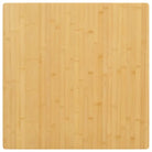 Bamboe tafelblad met gelakte afwerking voor thuis en horeca - 70 x 70 x 1.5 cm / 1 - Tafelbladen