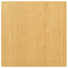 Bamboe tafelblad met gelakte afwerking voor thuis en horeca - 90 x 90 x 2.5 cm / 1 - Tafelbladen