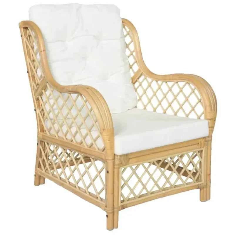 Banken De simplistische stoel van natuurlijk rattan voor elke ruimte