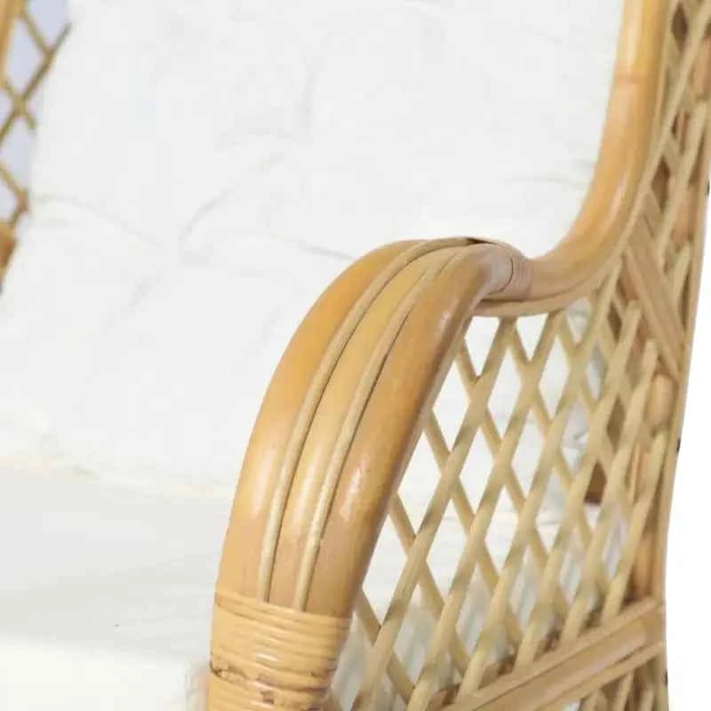 Banken De simplistische stoel van natuurlijk rattan voor elke ruimte