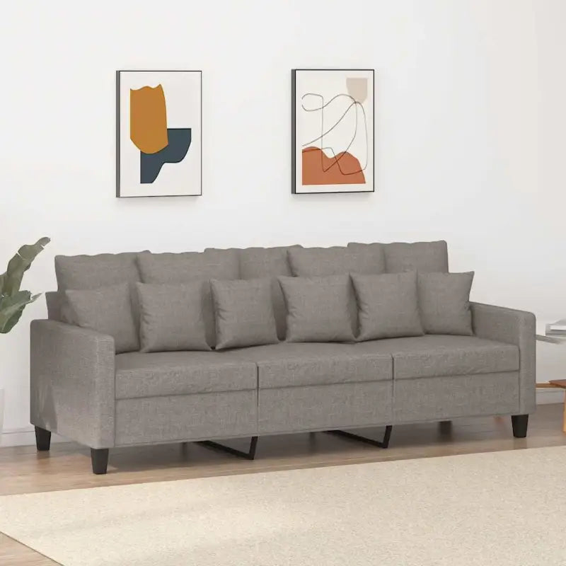 Banken Een stijlvolle en comfortabele 3-zitsbank voor in huis - Taupe / 180 cm - Banken