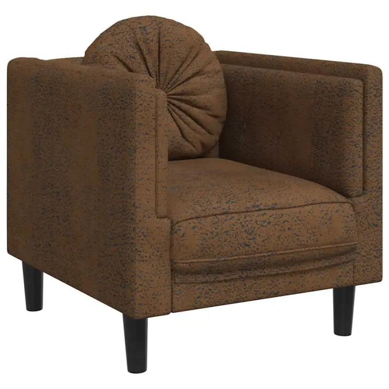 Banken fauteuil in kunstsuède voor ontspannen en gezellig comfort - Banken