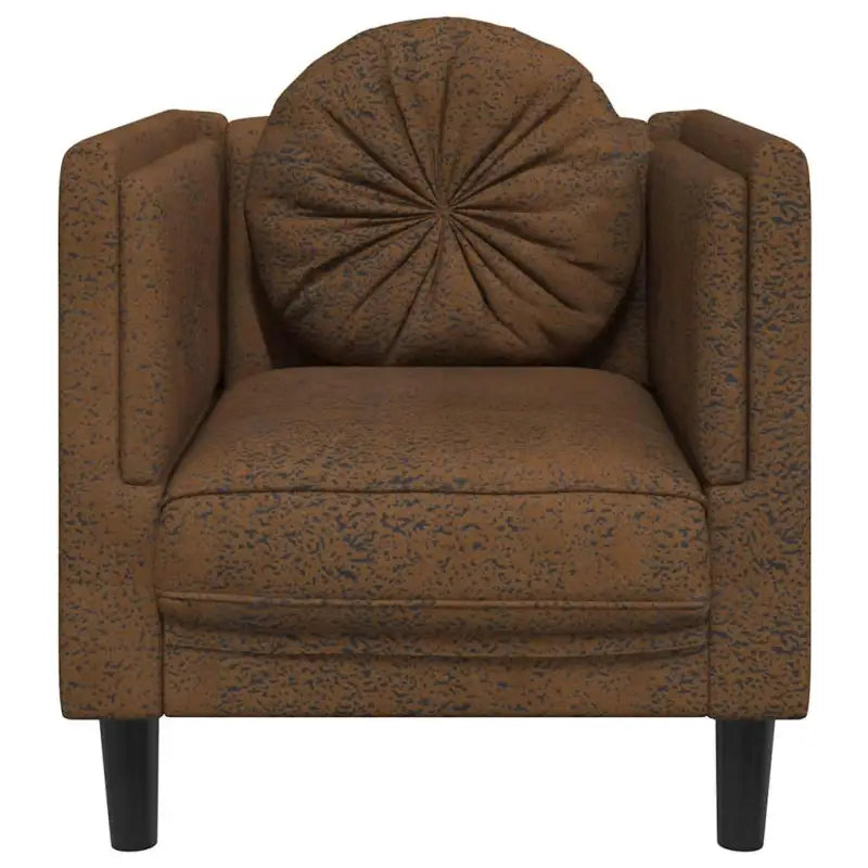 Banken fauteuil in kunstsuède voor ontspannen en gezellig comfort - Banken