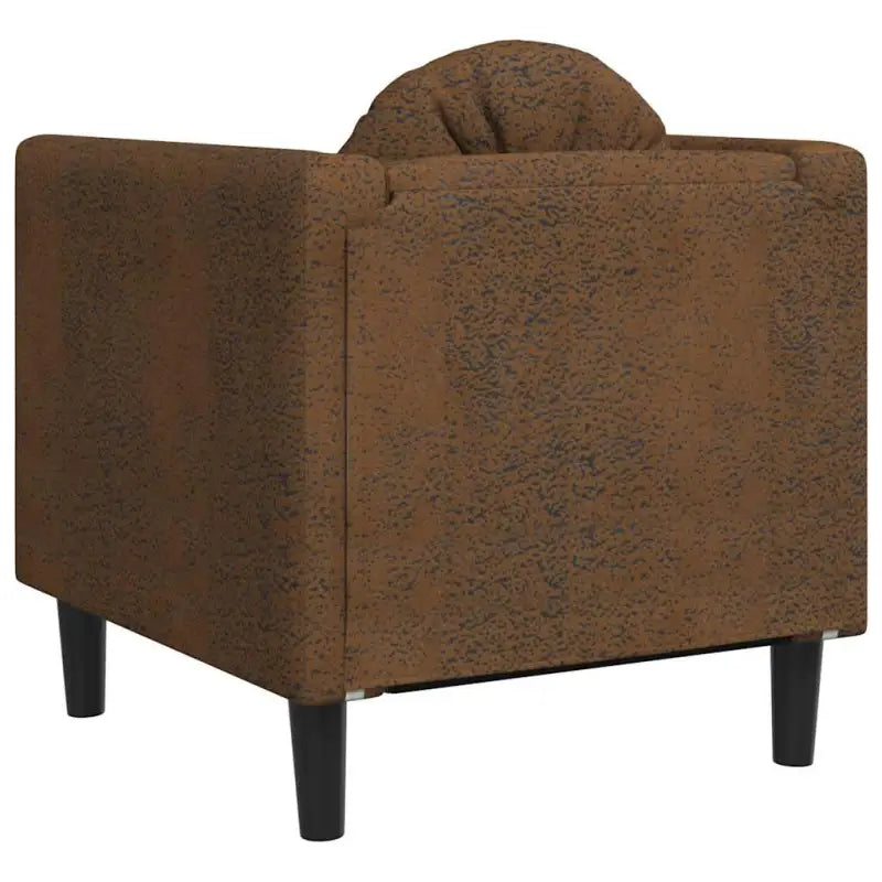 Banken fauteuil in kunstsuède voor ontspannen en gezellig comfort - Banken