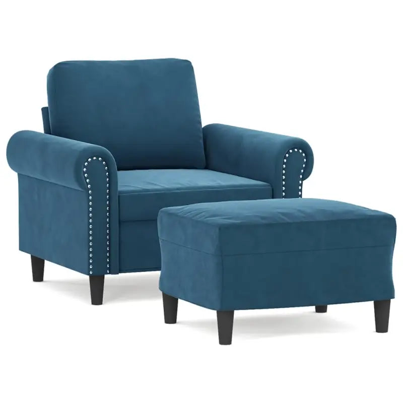 Banken fauteuil met duurzaam fluweel voor gezellig en comfortabel zitten - Banken