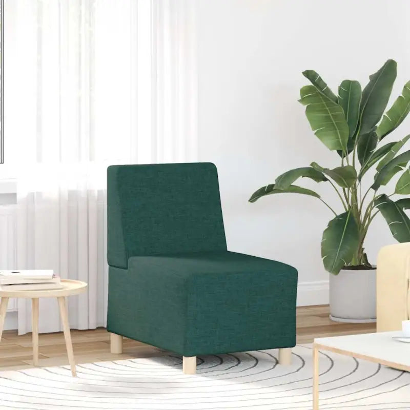 Banken fauteuil met multiplex frame voor ultiem comfort en stijl - Donkergroen - Banken