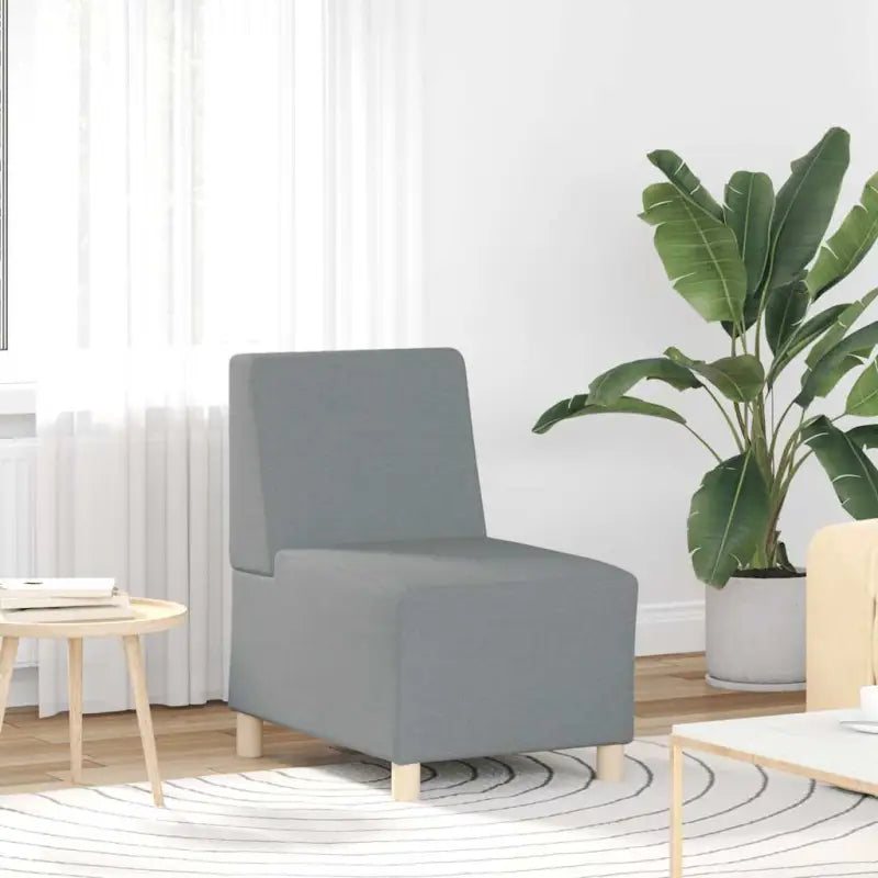 Banken fauteuil met multiplex frame voor ultiem comfort en stijl - Lichtgrijs - Banken