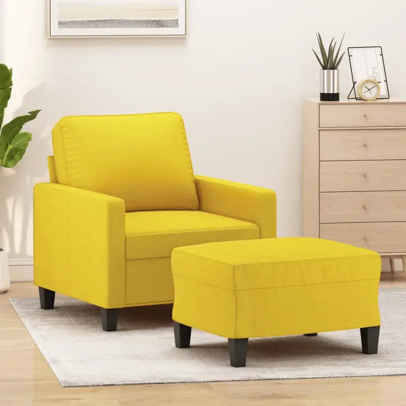 Banken fauteuil voor comfortabel en stijlvol wonen - Lichtgeel - Banken