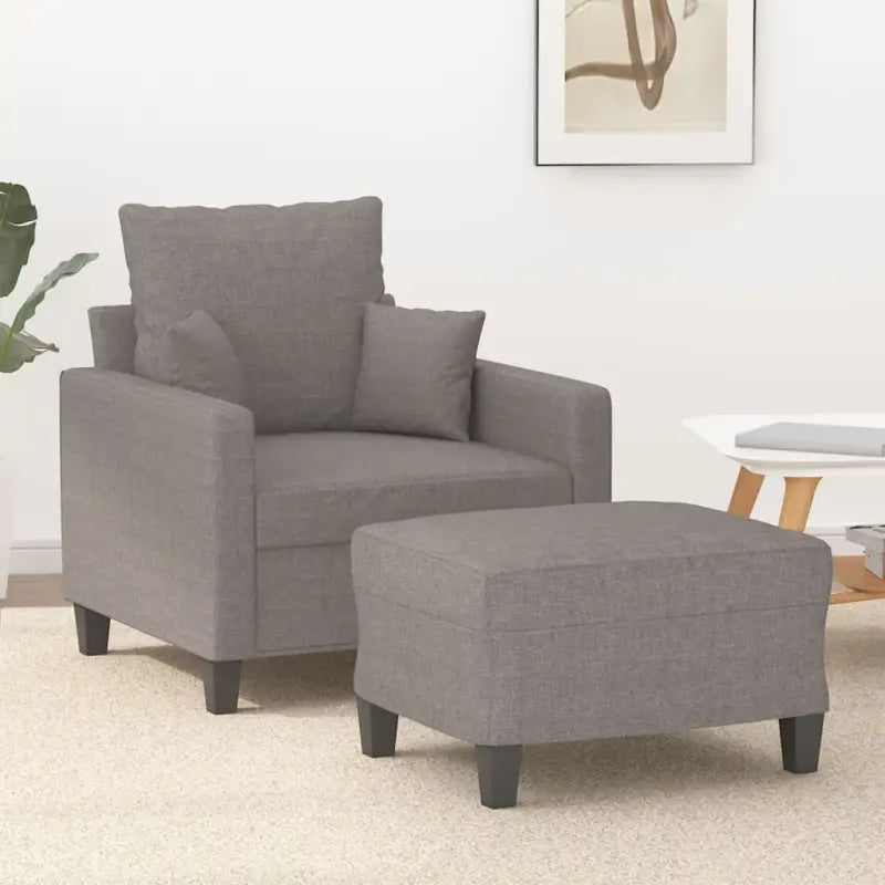 Banken fauteuil voor gezellig en ontspannen gebruik - Taupe - Banken
