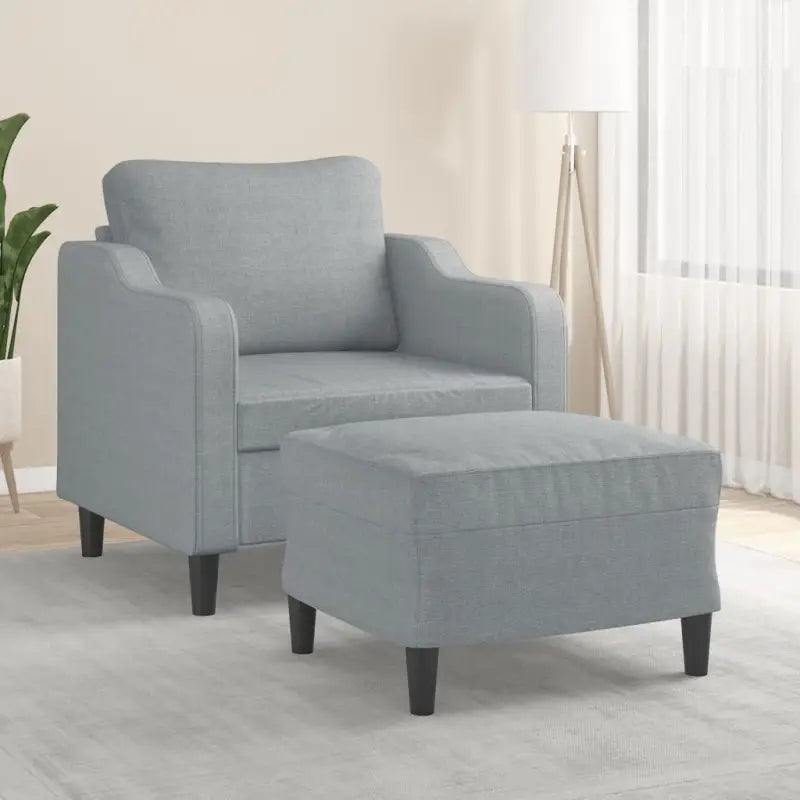Banken fauteuil voor gezellige en ontspannen momenten - Lichtgrijs - Banken