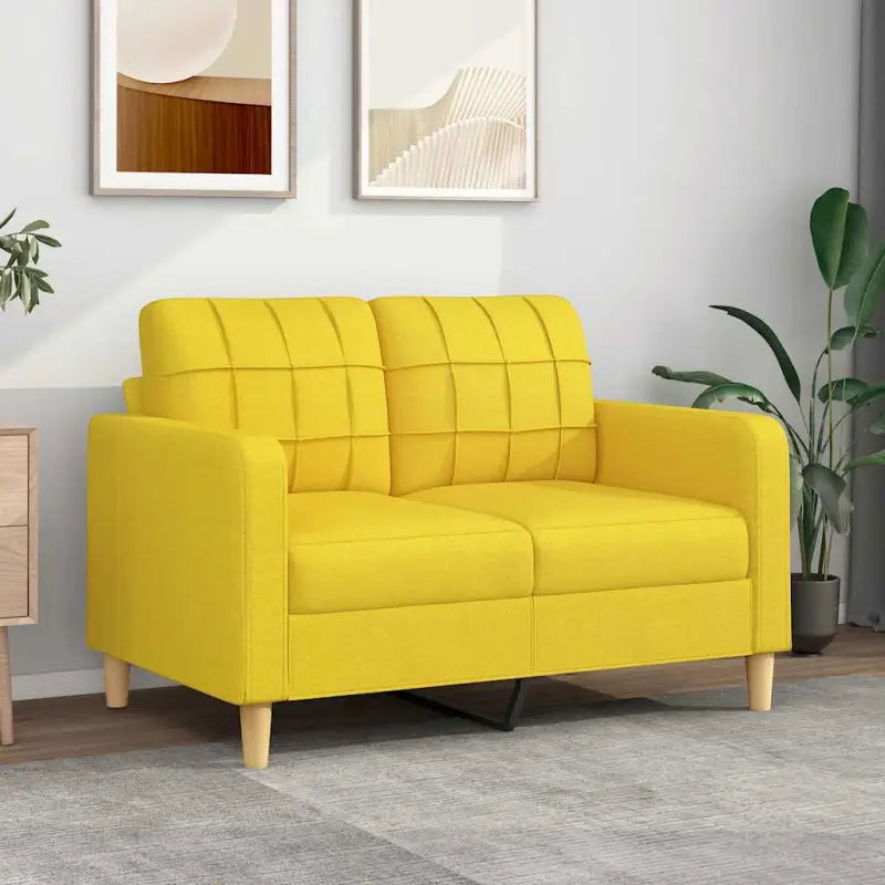 Banken fauteuil voor ontspannen en gezellige momenten - Lichtgeel / 120 cm - Banken