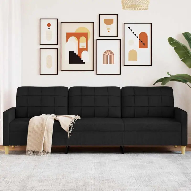Banken fauteuil voor ontspannen en gezellige momenten - Zwart / 210 cm - Banken