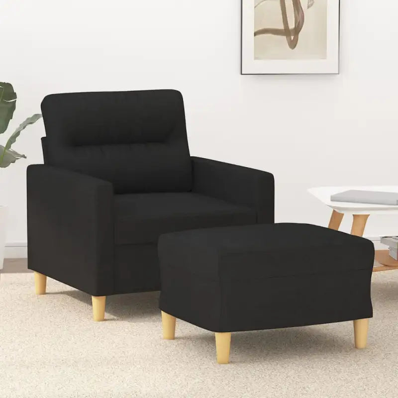 Banken fauteuil voor ontspannen en gezelligheid in huis - Zwart - Banken