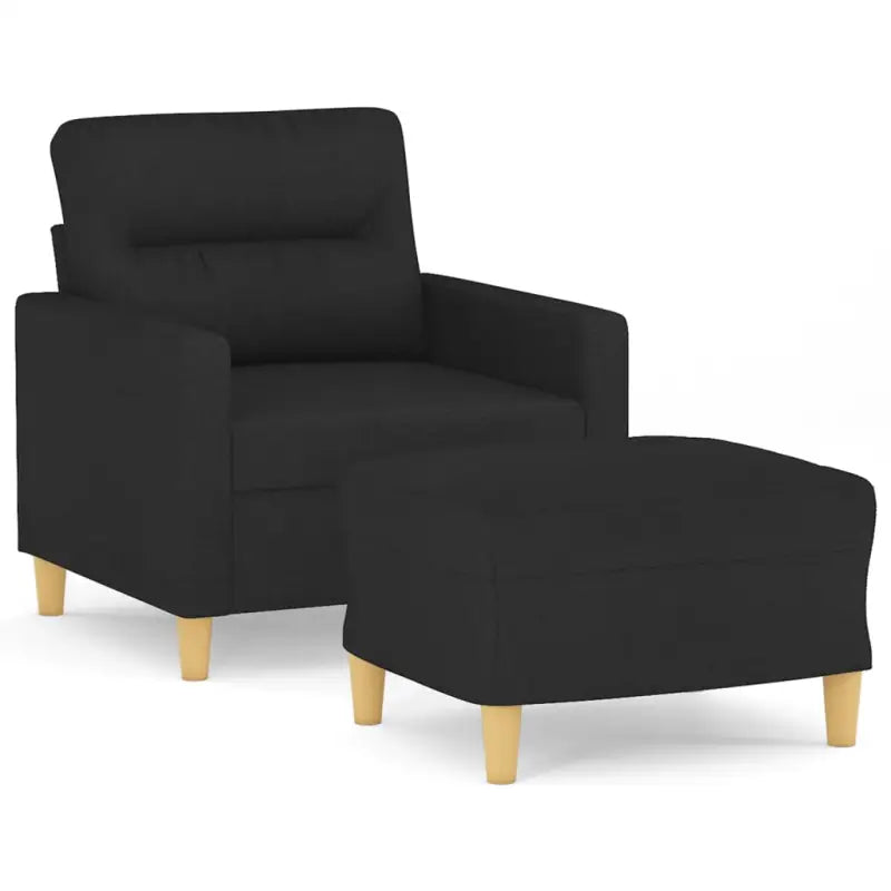 Banken fauteuil voor ontspannen en gezelligheid in huis - Zwart - Banken