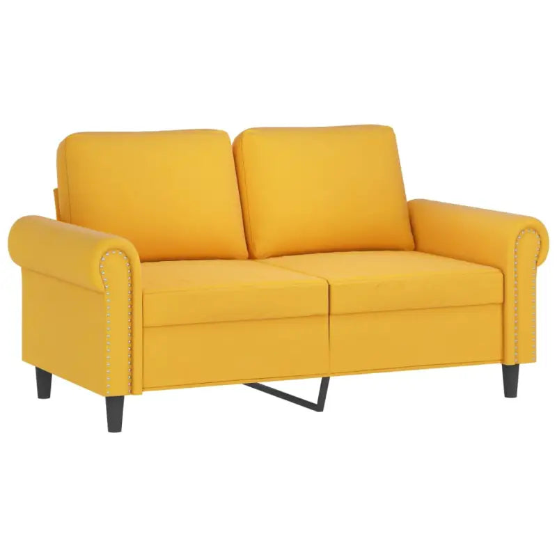 Banken for gezellige zitmomenten en een stijlvolle uitstraling - Geel / 120 cm - Banken