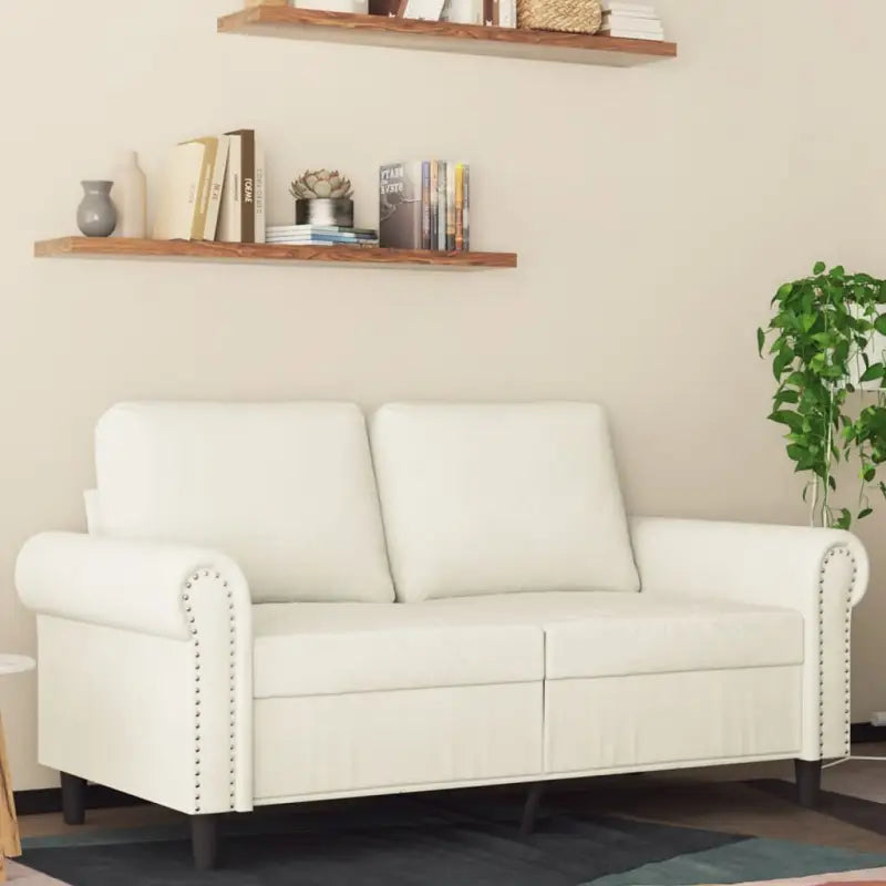 Banken geschikt voor gezelligheid en ontspanning in huis - Crème / 120 cm - Banken