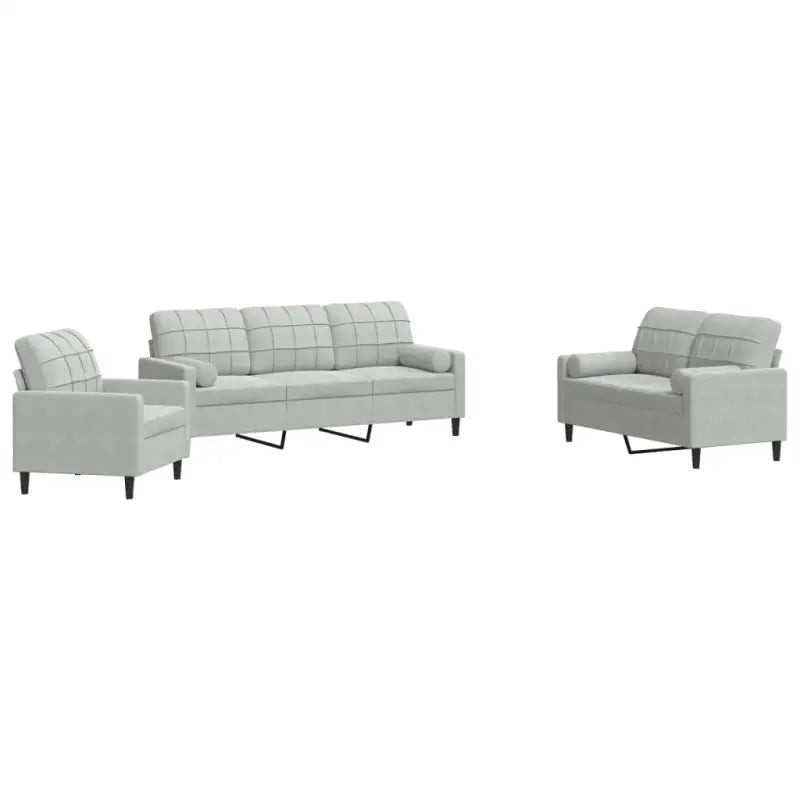 Banken loungeset met comfortabele zithoogte en elegante totale afmetingen - Banken