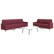 Banken loungeset met opvallend design en volledige afmetingen - Banken