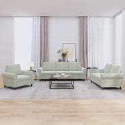 Banken loungeset met zachte fluweel stof en perfecte totale afmetingen - Banken