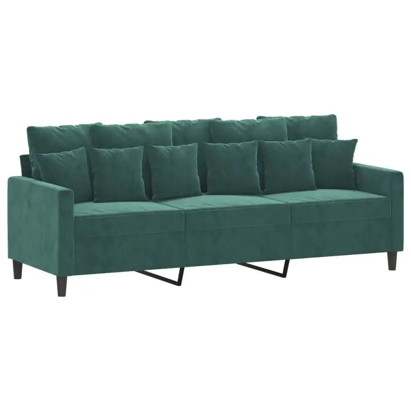 Banken loungeset met zachte fluweelstof en comfortabele zitmaten - Banken