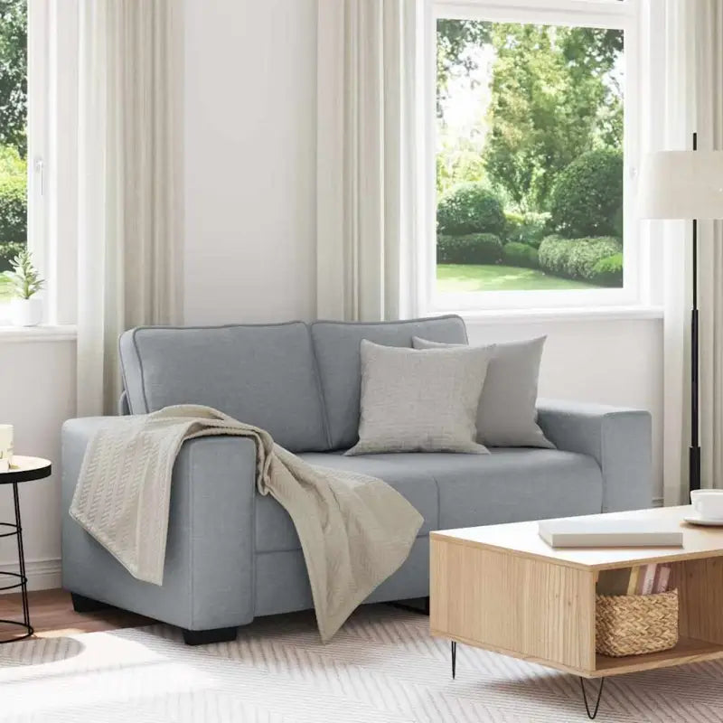 Banken met brede armleuningen voor gezellige woonkamer sfeer - Lichtgrijs / 120 cm - Banken