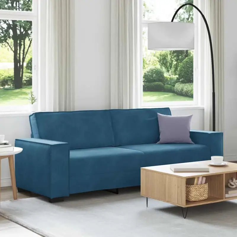 Banken met brede armleuningen voor gezelligheid en stijl in huis - Blauw / 180 cm - Banken