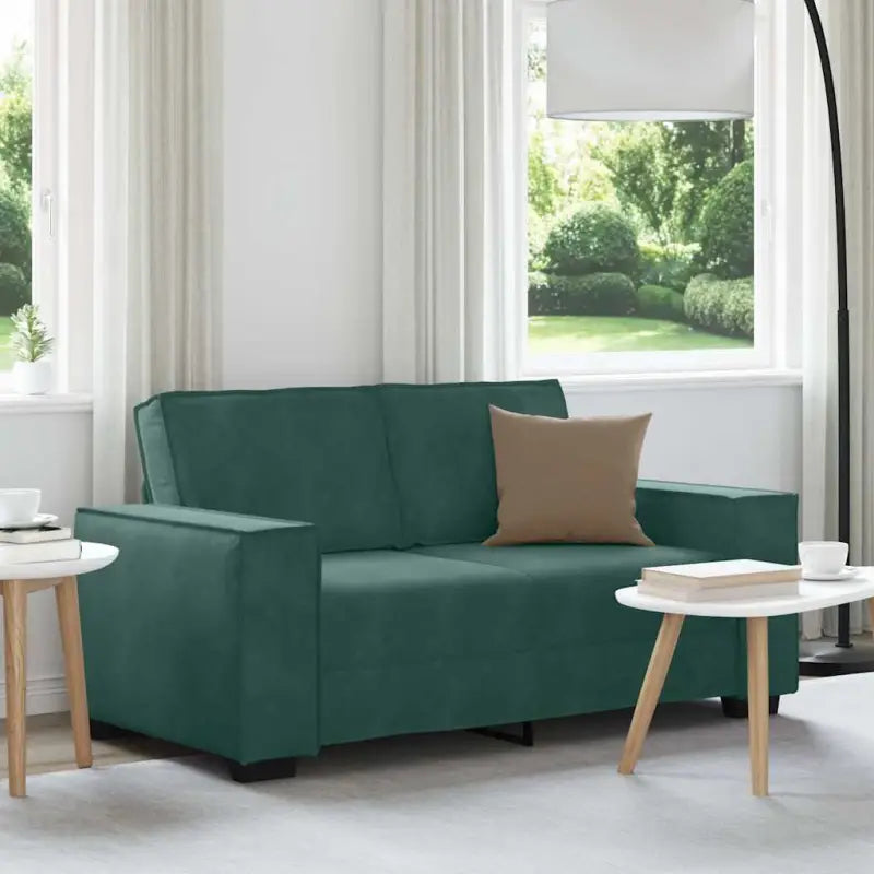 Banken met brede armleuningen voor gezelligheid en stijl in huis - Donkergroen / 120 cm - Banken