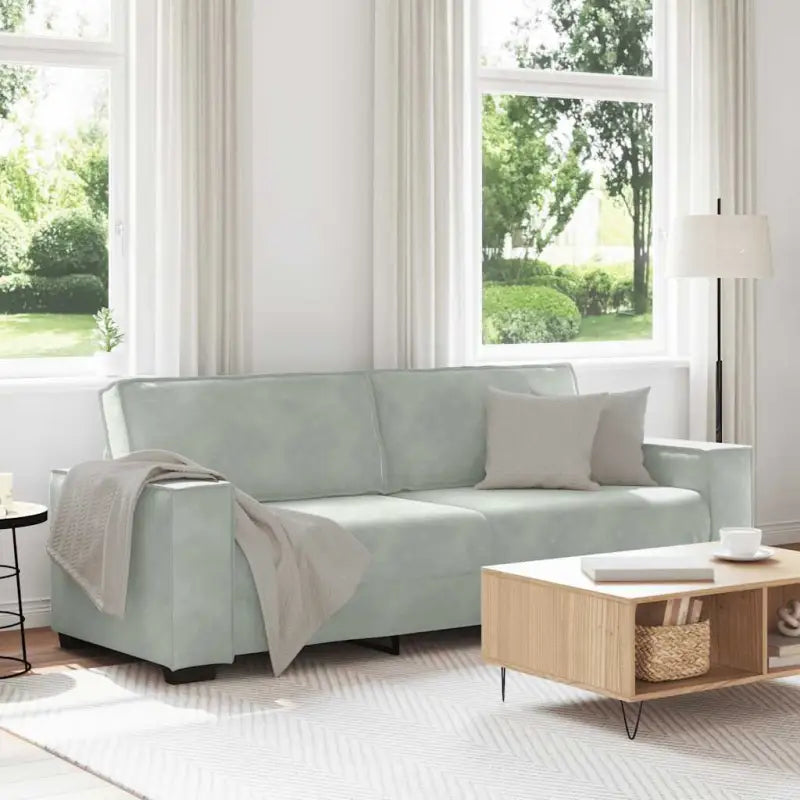 Banken met brede armleuningen voor gezelligheid en stijl in huis - Lichtgrijs / 180 cm - Banken
