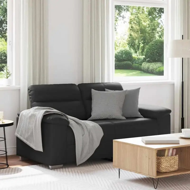 Banken met brede armleuningen voor gezelligheid en stijl in huis - Zwart / 120 cm - Banken