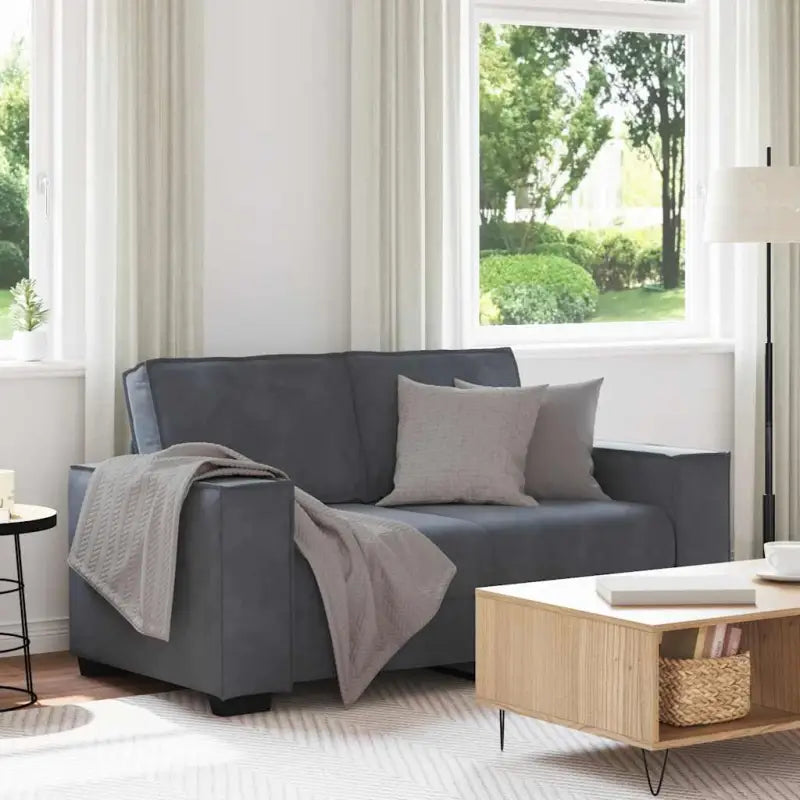Banken met brede armleuningen voor gezelligheid en stijl in huis - Donkergrijs / 120 cm - Banken