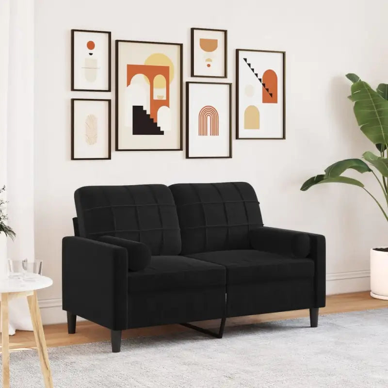 Banken met comfortabel materiaal vulling voor gezellige momenten - Zwart / 120 cm - Banken