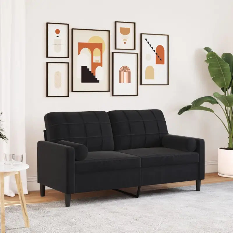 Banken met comfortabel materiaal vulling voor gezellige momenten - Zwart / 140 cm - Banken