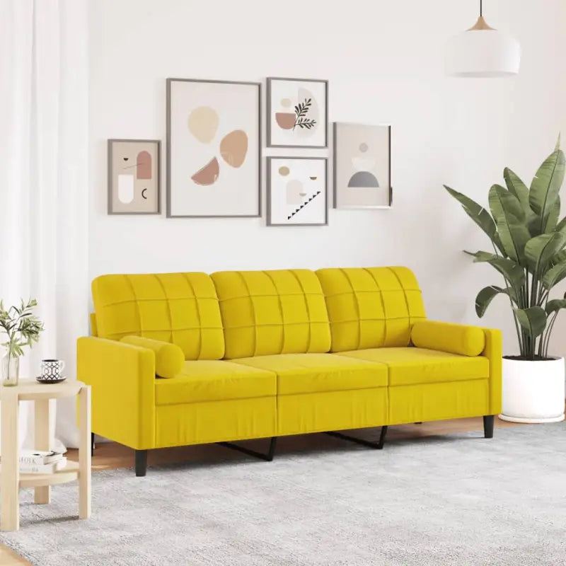 Banken met comfortabel materiaal vulling voor gezellige momenten - Geel / 180 cm - Banken