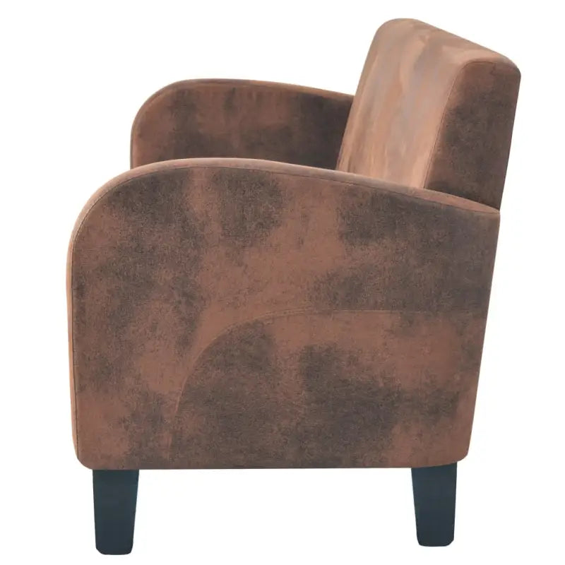 Banken met houten frame en kunstsuède voor elegant comfort - Banken