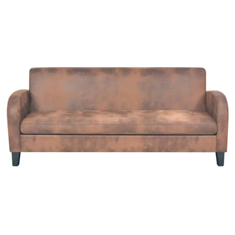 Banken met houten frame en kunstsuède voor elegant comfort - Banken
