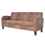 Banken met houten frame en kunstsuède voor elegant comfort - Banken