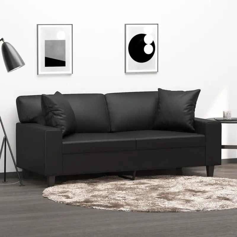 Banken met moderne uitstraling en hoogwaardig materiaal vulling - Zwart / 140 cm - Banken