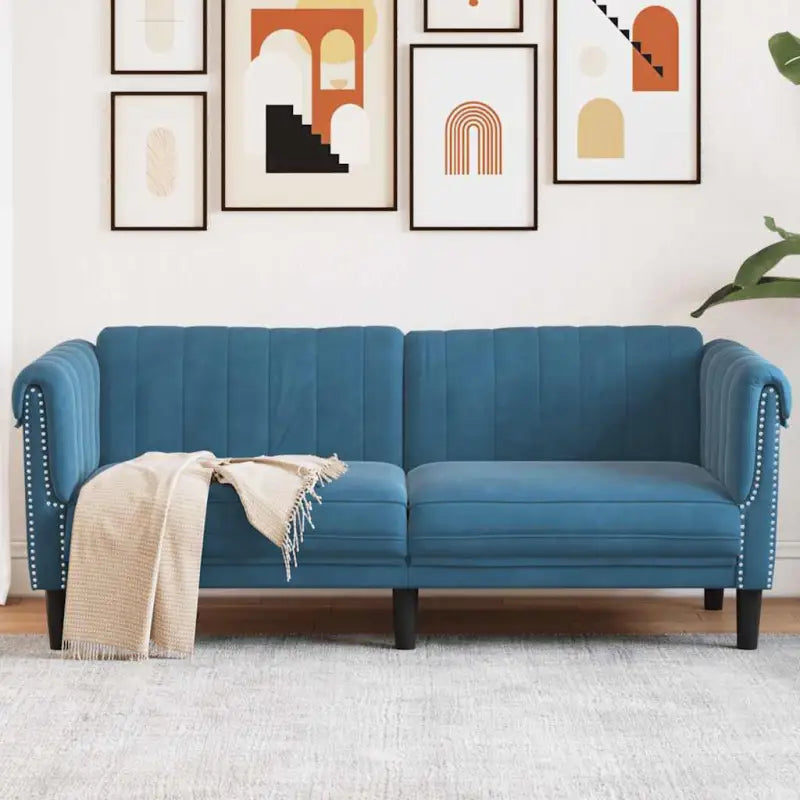 Banken voor gezellige momenten en stijlvol comfort - Blauw / Tweezitsbank - Banken